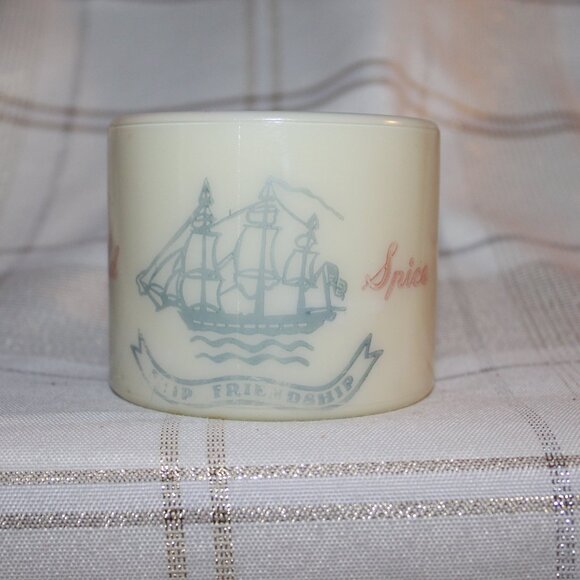 VINTAGE 1930's- 1940's EARLY OLD SPICE SHAVING MUG HULL POTTERY SHIP FRIENDSHIP! - Picture 16 of 16